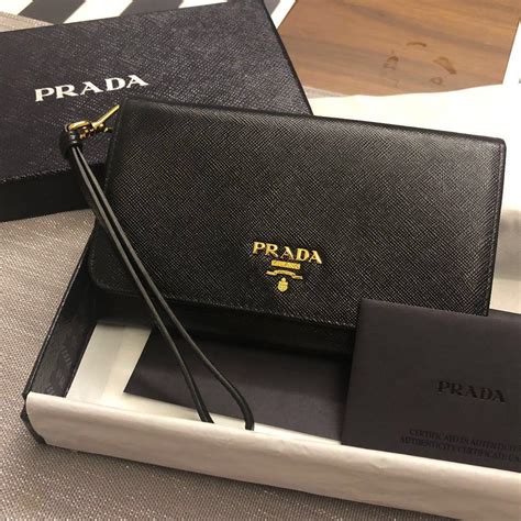 prada saffiano leather wristlet|prada saffiano outlet.